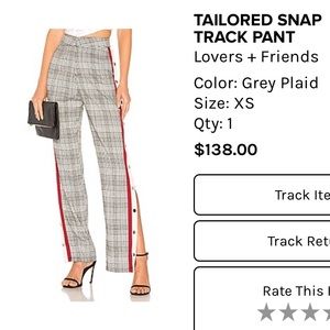 Tailored Track Pant